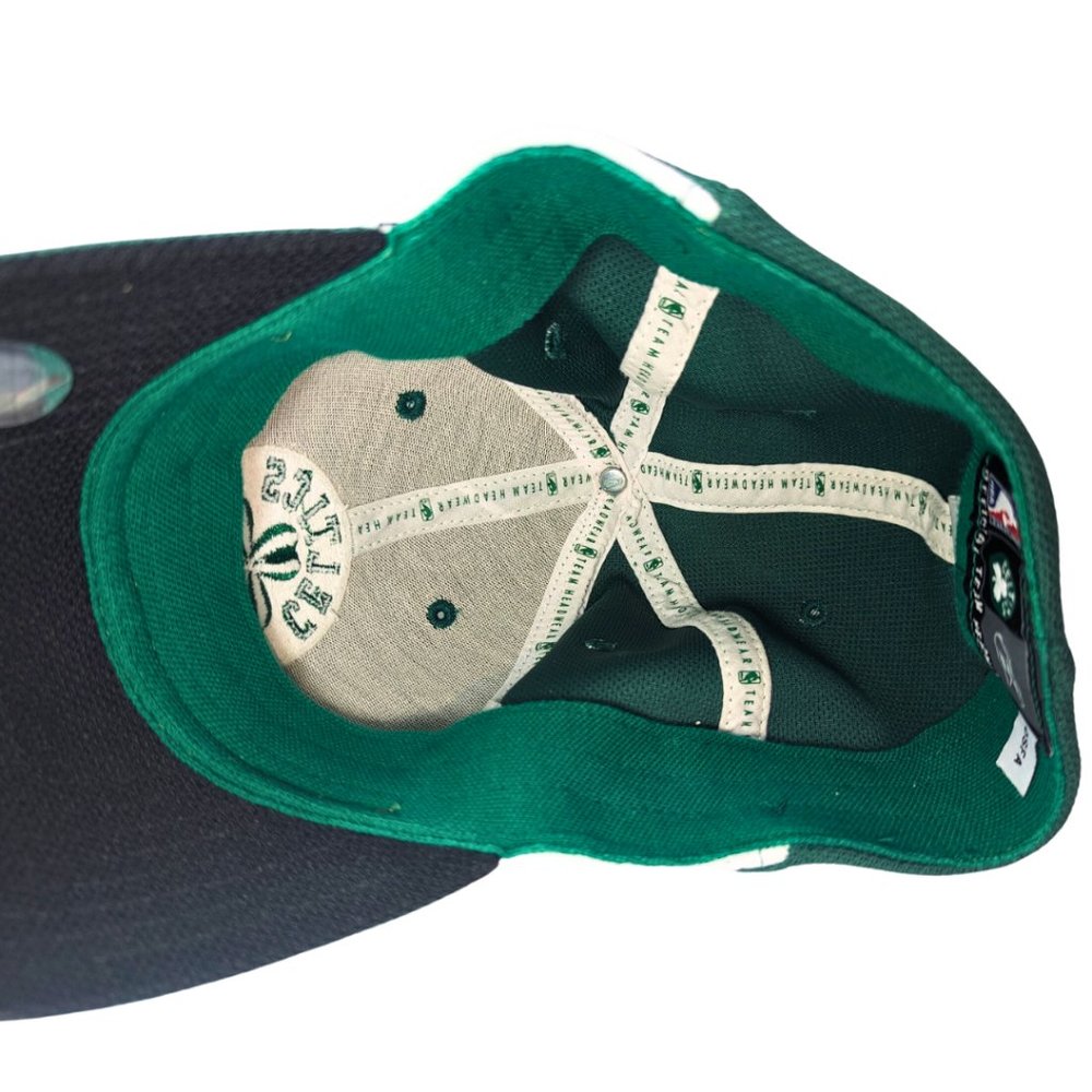 Celtics One Size Embroidered NBA Reebok Stretch Hat MINT CONDITION - Picture 10 of 11